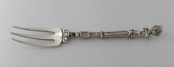 Begeer en - van Eldik - Lepel (3) - .835 zilver - vork, Antiek en Kunst