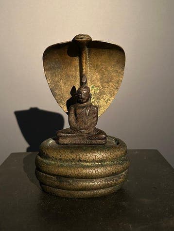 Buda Naga - Bronze - Sri Lanka - XVIIIe - XIXe siècles
