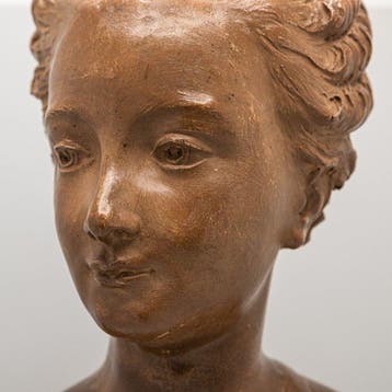Buste, Marie Antoinette - 55.5 cm - Terracotta