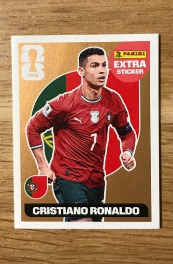Panini World Cup Cristiano Ronaldo 2026 Extra sticker Bronze, Nieuw