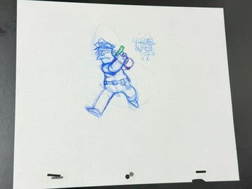 Gracie Films (1992) - Originele animatietekening van Eddie, Cd's en Dvd's, Nieuw in verpakking