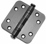 Kogellagerscharnier 8989 mm ronde hoek PVD gunmetal, Bricolage & Construction, Ophalen of Verzenden