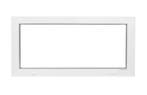 PVC raam vast b100xh50 cm wit Ug=1.1 Volgens EPC, Gevelraam of Ruit, Minder dan 80 cm, 80 tot 120 cm, Nieuw