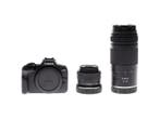Canon -  Eos R100 Bk + Rf-s18-45 Rf75-300mm - Zwart, Verzenden, Canon, Nieuw, 4 t/m 7 keer