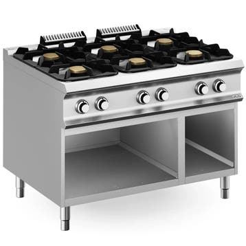 Fornuis | DOMINA PRO 900 | Gas | 6 Branders (6x 5.5kW) |, Verzenden, Nieuw in verpakking