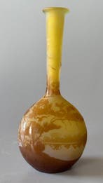 Emile Gallé - Emile Gallé - Vase balustre - Verre - Vase
