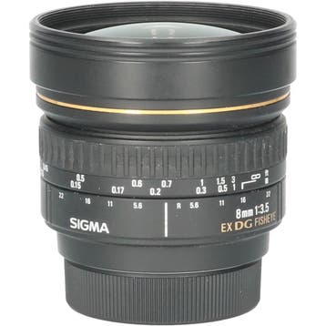 Tweedehands Sigma 8mm f/3.5 EX DG Fisheye Nikon CM6325, Ophalen of Verzenden, Gebruikt, Overige typen