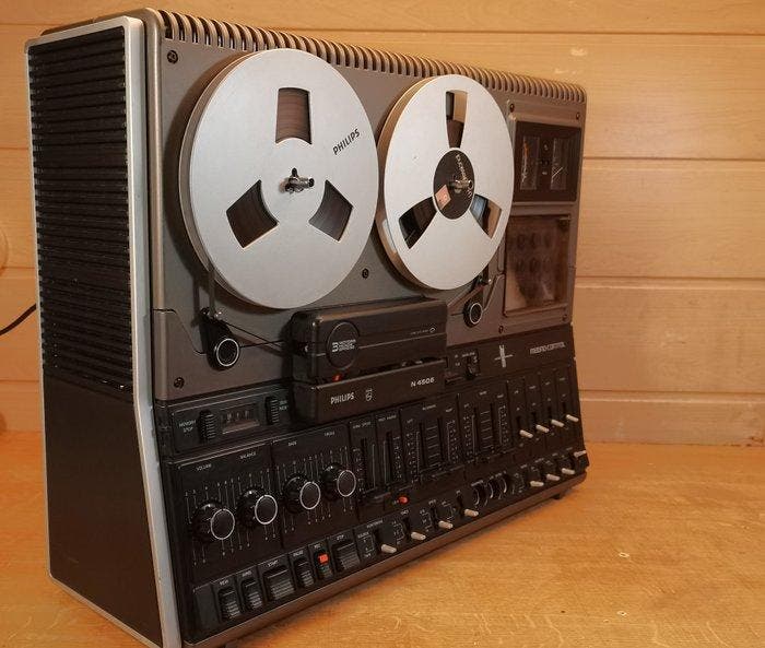 Philips - N 4506 Reel-to-reel deck 18 cm, Audio, Tv en Foto, Radio's