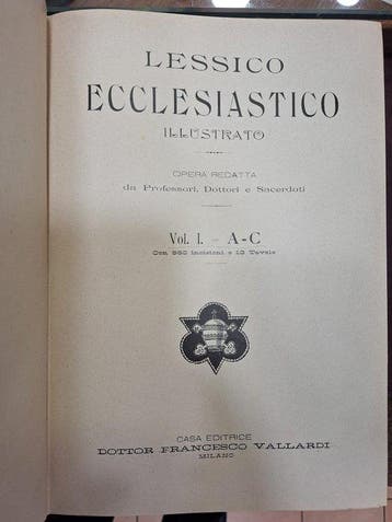 Opera redatta da Professori, Dottori e Sacerdoti - Lessico