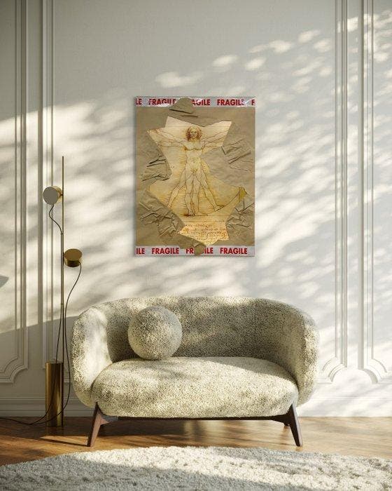 AIIROH - Escape From The Museum - Vitrivian Man, Antiquités & Art, Art | Objets design