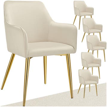 Eetkamerstoel Avane, fluweellook, gestoffeerd, Huis en Inrichting, Stoelen, Verzenden, Nieuw