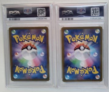 Pokémon - 2 Graded card - Charizard #212, #211 Full art,, Nieuw