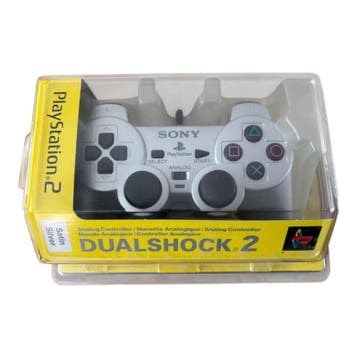 Playstation 2 Controller Silver (PS2) (NIEUW), Games en Spelcomputers, Verzenden, Nieuw