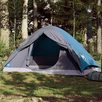 vidaXL Koepeltent 2-persoons waterdicht blauw, Verzenden