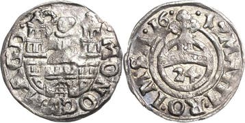 Groschen (1/24 taler, daalder) 1617 Magdeburg-stadt, Verzenden