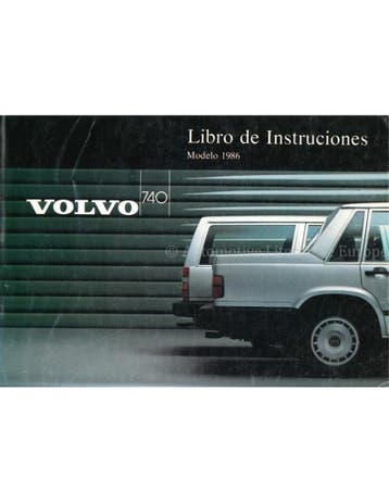 1986 VOLVO 740 INSTRUCTIEBOEKJE SPAANS, Auto diversen, Handleidingen en Instructieboekjes