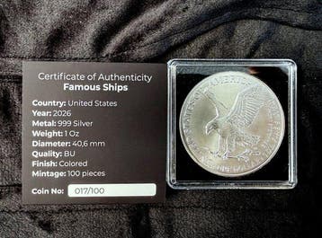 Verenigde Staten. 1 Dollar 2026, Mayflower - Famous Ships 1