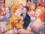 Aligi Sassu (1912-2000) - Caffè delle rose, Antiquités & Art