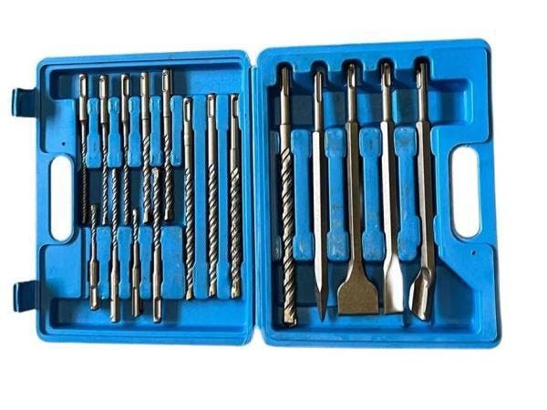 Veiling - SDS Boor- Beitelset 17-delig diverse maten, Bricolage & Construction, Outillage | Foreuses