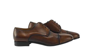 TESTONI - 8 UK - 42 IT - Portonovo Derby Shoes Antique, Nieuw