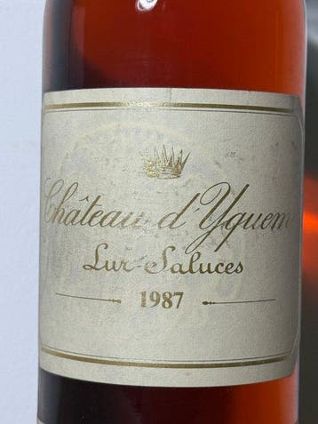 1987 Château dYquem - Sauternes 1er Cru Supérieur - 1, Collections, Vins