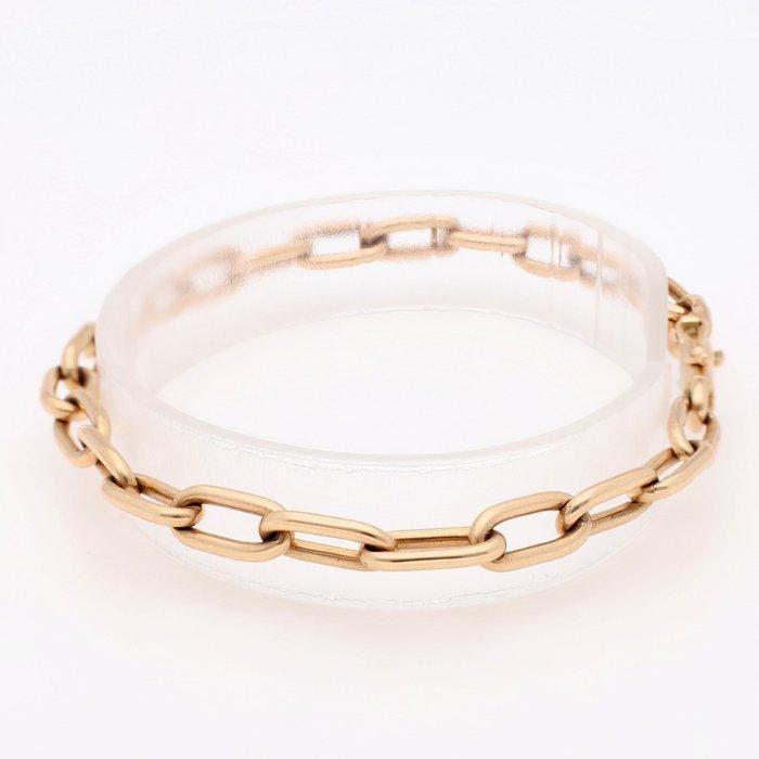 Armband - 14 karaat Roségoud, Handtassen en Accessoires, Armbanden