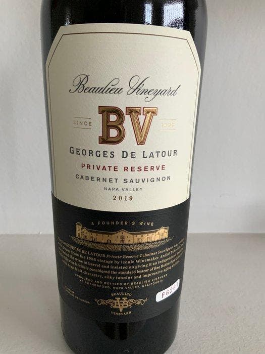 2019 Beaulieu Vineyard Georges De Latour Private Reserve, Verzamelen, Wijnen