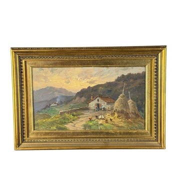 Leon Giuseppe Buono (1888-1976) - Paesaggio, Antiquités & Art