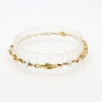 Armband - 18 karaat Geel goud Parel, Nieuw