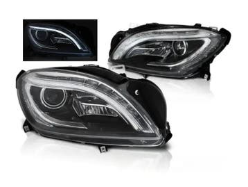 LED DRL Black koplampen geschikt voor Mercedes W166 M-klasse, Verzenden