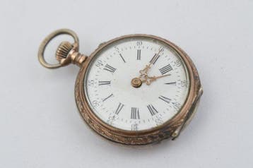 Antique - 800 Silver mechanical pocket watch - 1850-1900