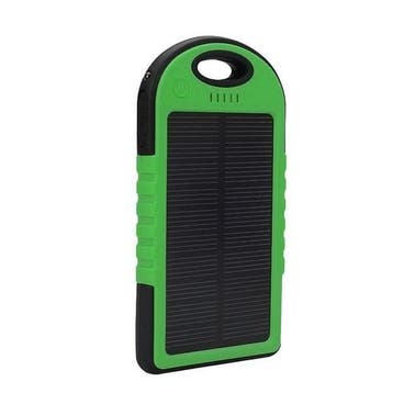 Externe 5000mAh Solar Charger Powerbank Zonnepaneel Noodaccu, Telecommunicatie, Verzenden, Nieuw, Stuff Certified®
