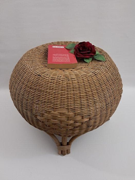 Salontafel - Rattan, Antiek en Kunst, Kunst | Designobjecten