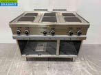 Plaque de cuisson électrique MBM en acier inoxydable à 6, Verzenden