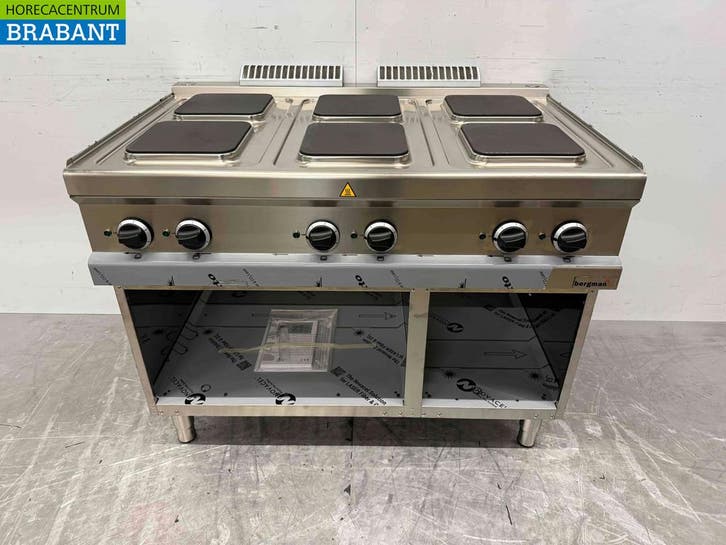 Plaque de cuisson électrique MBM en acier inoxydable à 6, Articles professionnels, Horeca | Autre, Envoi