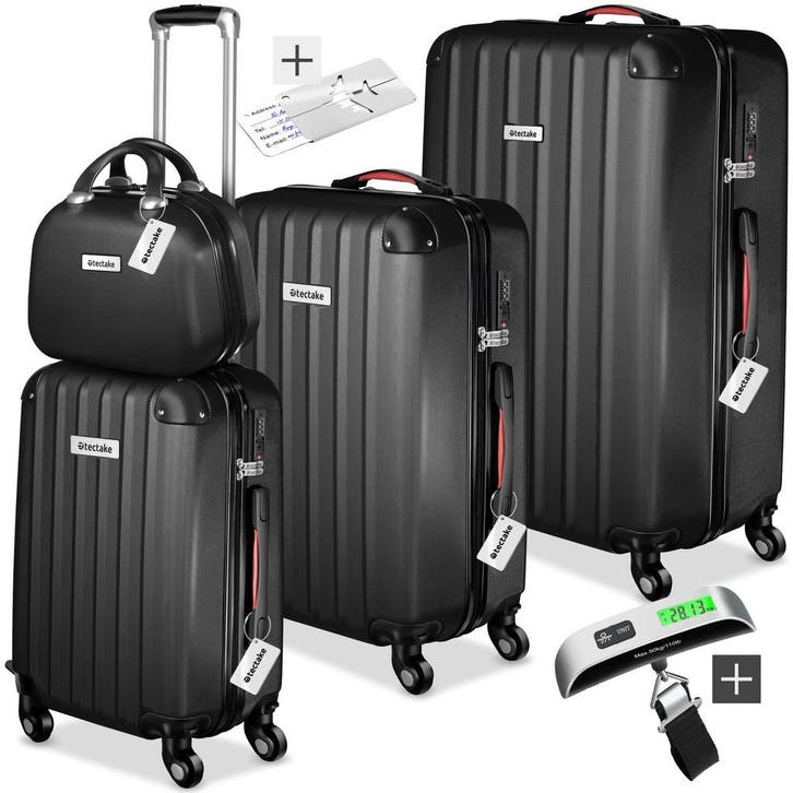 Cleo-set harde koffers met TSA-slot en kofferweegschaal, Bijoux, Sacs & Beauté, Beauté | Cosmétiques & Maquillage, Envoi