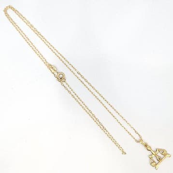 Ketting met hanger - 18 karaat Geel goud