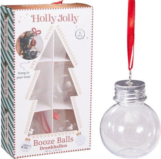 2dekans | Kerstdrankballen vulbaar 100ml 6 stuks, Divers, Noël, Enlèvement ou Envoi