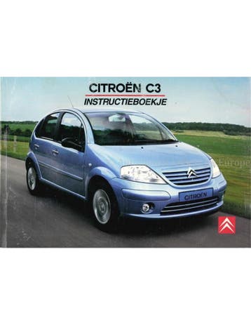 2004 CITROEN C3 INSTRUCTIEBOEKJE NEDERLANDS