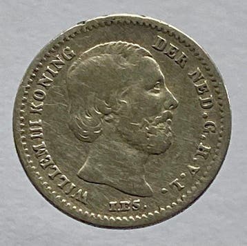 Nederland. Willem III. 5 Cents 1853 (Zonder minimumprijs), Postzegels en Munten, Munten | Nederland