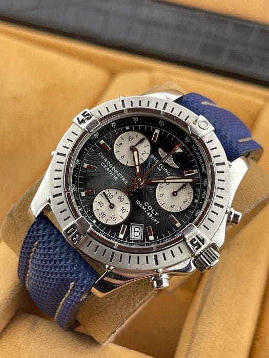 Breitling - Colt Chronograph - Sans prix de réserve - A73350, Handtassen en Accessoires, Horloges | Heren