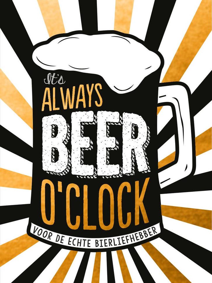 Cadeauboeken - Its always beer oclock - cadeauboek, Livres, Loisirs & Temps libre, Envoi