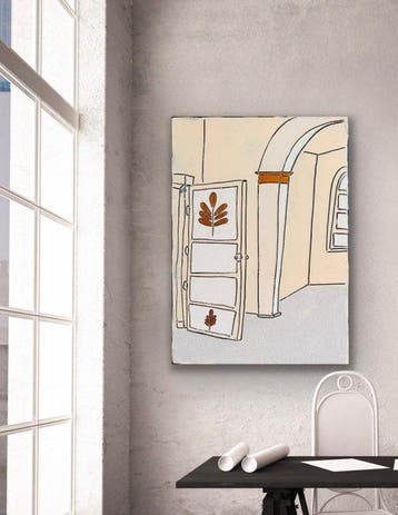 Andrea Krauß - Memory Room_51 (handpainted on 3D Canvas