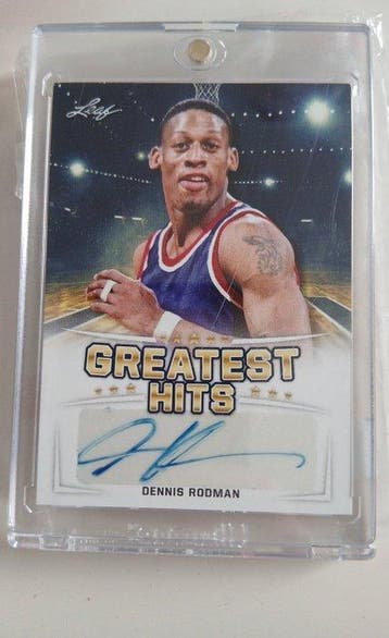 Leaf Greatest hits - GH-DR1 Dennis Rodman - Autographed Card, Collections