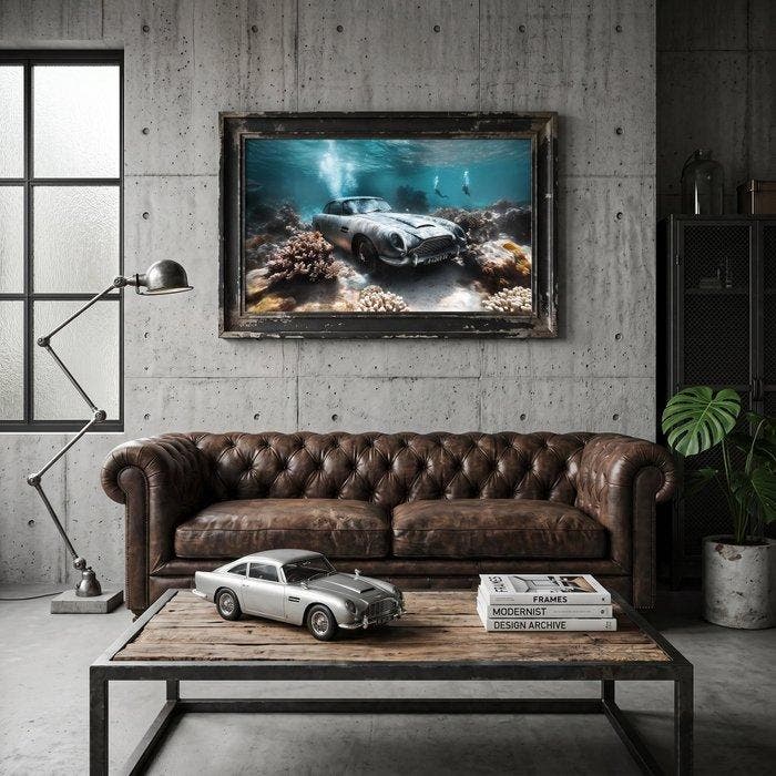 Artxlife - 007 Underwater White Coral Aston Martin DB5 [No, Collections, Cinéma & Télévision