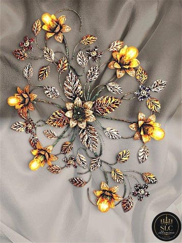 SLC Illumina - MG - Lustre - Paf6L Ortensia - Fer forgé -