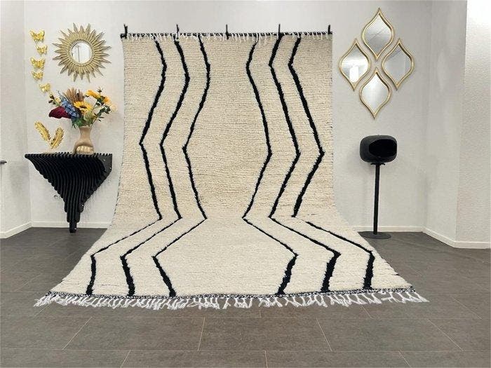 Berber, Groot Marokkaans tapijt van natuurlijke wol - Tapijt, Huis en Inrichting, Stoffering | Tapijten en Vloerkleden