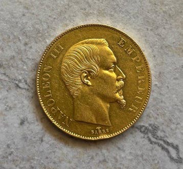 Frankrijk. Napoléon III. 50 Francs 1855-A, Paris