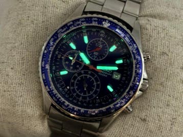 Seiko - Flightmaster / Pilot Chronograph - Zonder