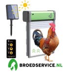 Actie - Premium Kippendeuren met Timer en Zonnepaneel, Dieren en Toebehoren, Verzenden, Nieuw, Kippenhok of Kippenren